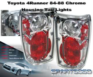 1984 1988 TOYOTA 4RUNNER EURO TAIL LIGHTS CHROME 1985  