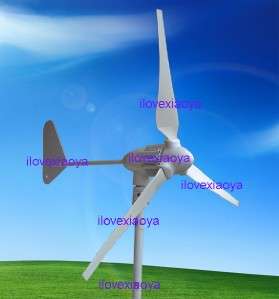 Wind Turbine Generator Kit 900W Max 12/24V Option Aerogenerator 3 
