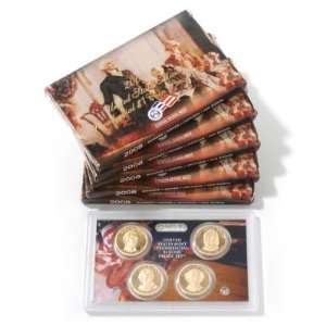  Five Sets 2008 $1 Presidential Coin Four Piece Proof Set 