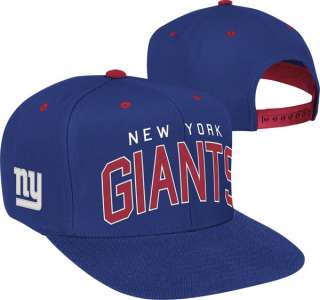 New York Giants Team Arch Snapback Adjustable Hat  