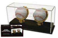 BCW DOUBLE Gold Glove BASEBALL Holder Display Case  