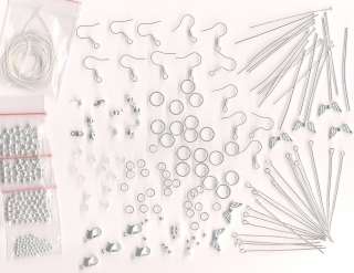 Silver~Gold Jewelry Making Craft Kit for Necklace Bracelets Earring 