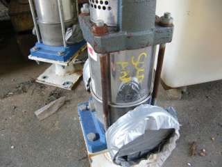 Goulds SST Vertical Stainless Steel in line pump 2 SSV  