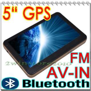Car GPS nav Navigation Bluetooth AV IN FM  MAP 2G  