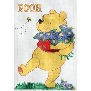   The Pooh Counted Cross Stitch Kit 5 Inch x7 Inch
