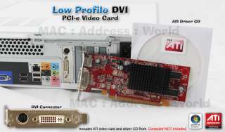   545s 546s Low Profile DVI PCI e x16 Video Card SFF Slim Tower  