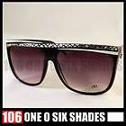 FLAT Top Womens Sunglasses 80s Retro Style GREEN New  