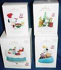 2011 hallmark snoopy ornament lot magic scout grill master happiness