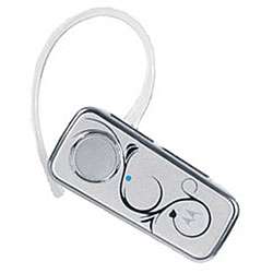 Motorola H680 Bluetooth Headset Etched Pearl Frost Hands Free 