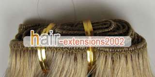   Wide Indian Weft Remy Human Hair Extensions #16 ,&100g /set New  