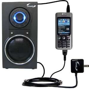   Audio Speaker with Dual charger also charges the HP iPAQ 510 Voice