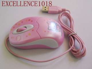 Hello Kitty Optical USB Mouse For PC Laptop mice pink E  