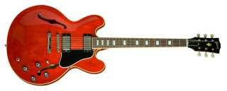  ES 335 Block Inlay Electric Guitar, Antique Red Musical Instruments
