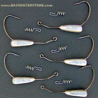 Mustad Weighted 91768BLN Hooks w/Keeper Clips ~ Qty 4 5 per pack 