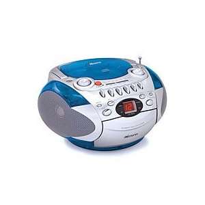  Portable CD Player/Cassette w/Analog Tuner   Blue  