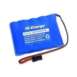 Hi Energy Receiver Battery 6.0V 2200mAh NiMH Flat JR/Z 