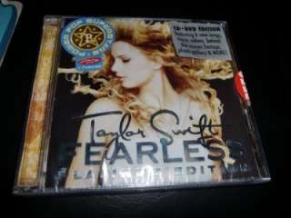 TAYLOR SWIFT FEARLESS CD + DVD PLATINUM ED PHILIPPINES  