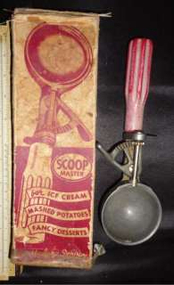 Vintage Scoop Master Ice Cream scoop & box  