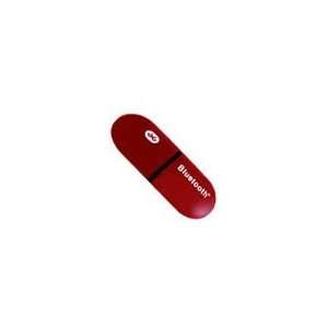  CellularFactory Bluetooth USB 2.0 Adapter Dongle (Red 