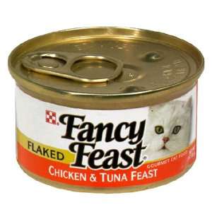 Fancy Feast Flaked Chicken & Tuna Feast Cat Food 3 oz