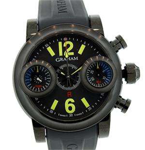 Graham Swordfish Black Ice Chronograph Limited Edition Watch 2SWASB 