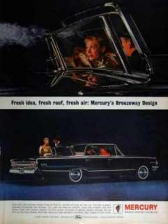 1963 Mercury Monterey Breezeway Design automobile AD  