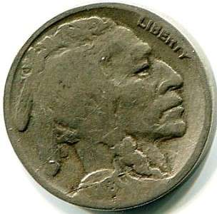 1918 S Buffalo Nickel Indian Head VG **A44  