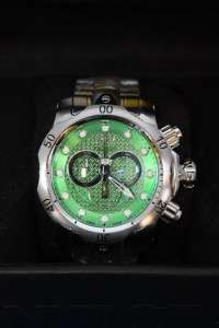   Reserve Venom Stainless Steel Band Green Dial Swiss Watch New  