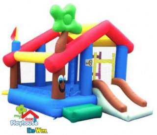 NEW My Little Playhouse INFLATABLE BOUNCE HOUSE Bouncer Slide Air 