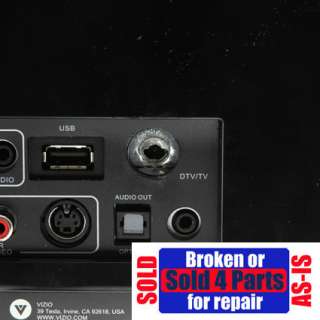 AS IS Broken Vizio E220MV 22 LED HDTV For Parts or Repair 