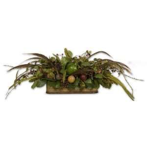   Uttermost Fruits and Feathers Faux Floral Centerpiece