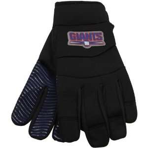  NFL McArthur New York Giants Black Deluxe Utility Work Gloves 