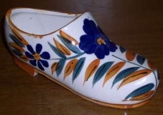 Colorful Vintage Ceramic Dutch Shoe   Occupied Japan  
