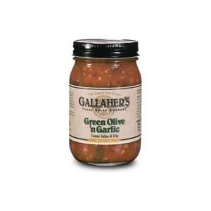 Green Olive & Garlic Salsa   Medium Grocery & Gourmet Food
