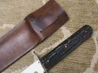 Early1900s John Newton & Co Sheffield England Bowie Style Hunting 