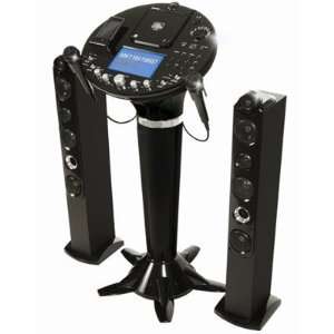 The Singing Machine Pedestal CD+G Karaoke System with 7 LCD Screen 