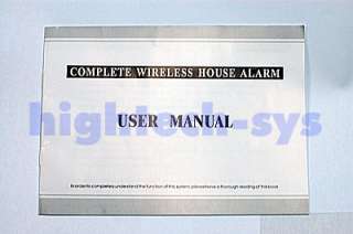 Wireless AutoDial Home Security Burglar Alarm System  