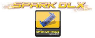 Razor Spark DLX Kick Scooter w *Bonus* Cartridge Red 845423003401 