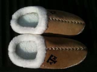 Texas A&M Slipper College Kicks Full Leather Rebound Foam Insole Shoes 