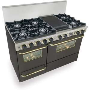  FiveStar 48 Pro Style Dual Fuel Range with 6 Open 