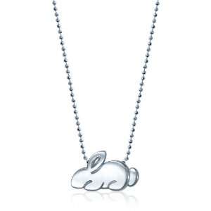 Alex Woo Little Signs Animals Silver Rabbit Pendant Necklace