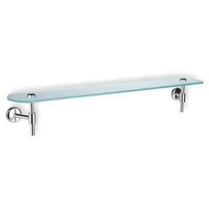  Pegaso Wall Mounted Frosted Glass Shelf with Holder in 
