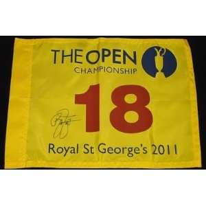   OPEN* golf pin flag COA 1   Autographed Pin Flags