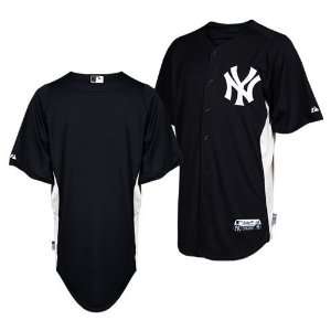  New York Yankees Adult Cool Base Blank Practice Home 