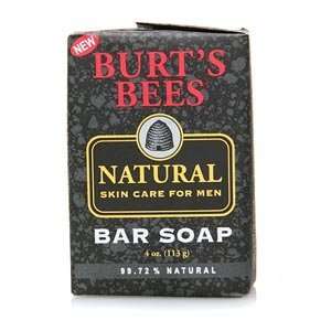 Burts Bees Natural Skin Care For Men, Bar soap 4 oz (Quantity of 6)