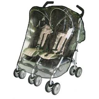 Sashas Rain and Wind Cover for Chicco Twin Side by Side Stroller