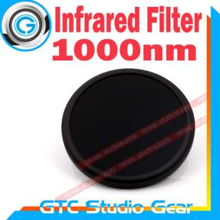 77mm 1000nm Infrared IR Optical Grade Filter for Lens  