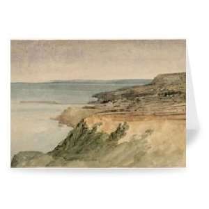 Lyme Regis, Dorset, c.1797 (w/c over pencil   Greeting Card (Pack of 