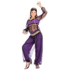   Girls Harem Princess Belly Dancer Costume   Child Medium Toys & Games