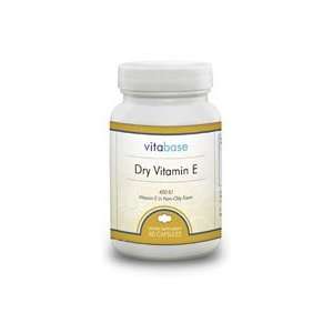 Dry Vitamin E (400 IU) 60 Capsules per Bottle (6 Pack 